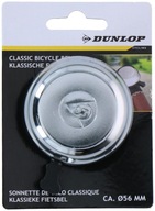 Dunlop ZVONČEK NA BICYKEL Ø 56 mm pre bicykel STRIEBORNÁ