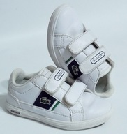 LACOSTE biela športová obuv adidas na suchý zips SUPER STAV 21 22 14cm