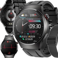 SMARTWATCH ZEGAREK MĘSKI Z EKG POMIAR CUKRU PULS CIŚNIENIE ROZMOWY MENU PL