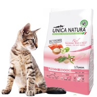Unica Natura Unico Indoor Łosoś 1,5kg Dla Kotów