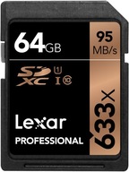 Karta pamięci Lexar SD 64GB x633 Professional SDXC