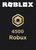 Roblox 4500 Robux Doładowanie Kod Podarunkowy Prepaid Giftcard