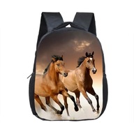 Batoh s potlačou Animal Horse Detské školské tašky Fashion Kids Kindergarten