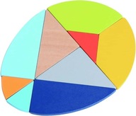 Hra puzzle Vajíčko tangram v plechovke