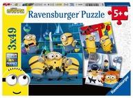 Ravensburger Puzzle 2D Mimoni 2 3x49 dielikov 5082 dielikov.