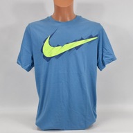Koszulka męska Nike NK Dri-Fit Tee SC Logo niebies