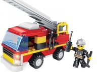 BuildMeUP stavebnica - Fire rescue 132 ks v krabičke