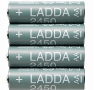 Nikel-metal-hydridová batéria (NiMH) IKEA AA (R6) 2450 mAh 4 ks.