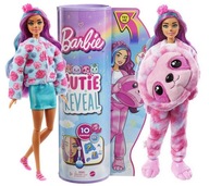 BARBIE CUTIE REVEAL LALKA W PRZEBRANIU LENIWIEC