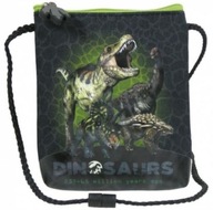 Saszetka na szyję portfel na sznurku Dinozaury