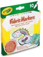 Flamastry na textil umývateľné 10 farieb CRAYOLA