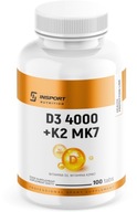 Witamina D3 4000 + K2 MK-7 Insport Nutrition 100t