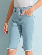 SHEIN SPODENKI JEANSOWE DLA DZIEWCZYNEK 152cm ŁFC