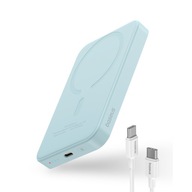 MAŁY POWER BANK MAGNETYCZNY BEZPRZEWODOWY 5000mAh 20W BASEUS + KABEL USB-C