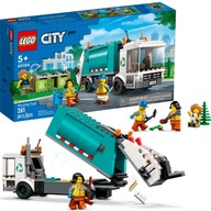 LEGO CITY 60386 KLOCKI CIĘŻARÓWKA RECYKLINGOWA POJAZD CITI ŚMIECIARKA 5+