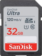 KARTA SANDISK ULTRA SDHC 32GB 120MB/s UHS-I Class 10