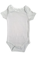 Calvin Klein jasnoszary body dla dziecka z bawełny organicznej 6 - 9 m