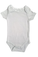 Calvin Klein svetlo šedé bodýčko pre bábätko z organickej bavlny 0 - 3 m