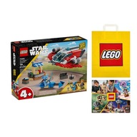 LEGO STAR WARS #75384 - Karmazynowy Jastrzą +Torba +Katalog LEGO 2024