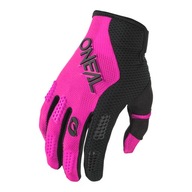 Dámske rukavice na moto O'NEAL čierne ružové