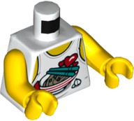 LEGO Tors Koszulka Damski Biały 973pb4552c01