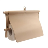 Tissue Holder Wall Mount Leather Strap Towel Rack Hook Toilet Paper Holder