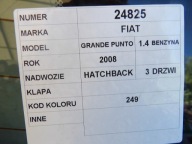 Fiat Grande Punto boot doors lak. 249 HB 3D