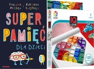 Superpamięć dla dzieci Paulina Mechło + Gra Smart Games IQ Love 120 zadań