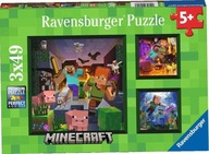 Puzzle dla dzieci 3x49 Minecraft