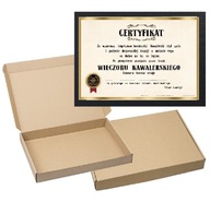 KAWALERSKI prezent dyplom CERTYFIKAT pudełko