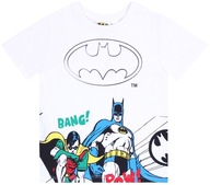 Biała koszulka , t-shirt Batman DC COMICS 92 cm