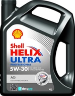 Motorový olej Shell Helix Ultra 4 l 5W-30 + ZAWIESZKA SERWISOWA MAXGEAR WYMIANA OLEJU I FITRÓW