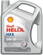 Motorový olej Shell HELIX HX8 ECT 5 l 5W-30 + ZAWIESZKA SERWISOWA MAXGEAR WYMIANA OLEJU I FITRÓW