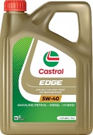 Olej CASTROL 5W40 EDGE 4L 502 00 505 00 Titanium Gasoline Petrol Hybrid