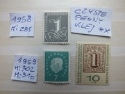 3szt. znaczki Mi285 ** Niemcy 1958 BERLIN RFN BRD