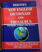 Webster's New English Dictionary and Thesaurus