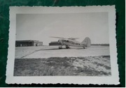 Samolot górnopłat 1937r.Lotnisko.Lotnictwo do 1945