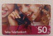 Karta telefoniczna Szwecja. Telia 50
