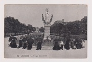 Lourdes ok.1910r.  Procesja 