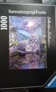 UNIKATOWE puzzle Ravensburger White tiger 1000 