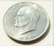 1 dolar 1971 D  one dollar Eisenhower Stan !!