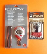 Stoper STOPWATCH + gwizdek FOX 40