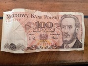 Banknot 100 złotych Polska 1988r. Seria PN 3252529