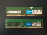 RAM 8GB DDR4 UDIMM Crucial 2x
