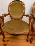 Dwa fotele w stylu Ludwik Filip
