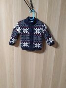 Ocieplany sweter Rebel rozmiar 86-92 cm na 18-24 m