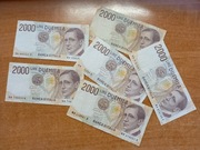 Banknoty - liry włoskie 2000 lire
