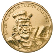 2 zł 500-lecie wydania Statutu Łaskiego 2006 menni