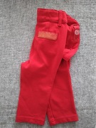 Benetton 82 czerwone spodnie regulacja