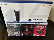 Konsola PS5 + Diablo 4+Spider-Man 2+Demons Souls